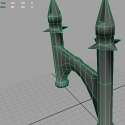 Towers with Bridge by Rachel Collis