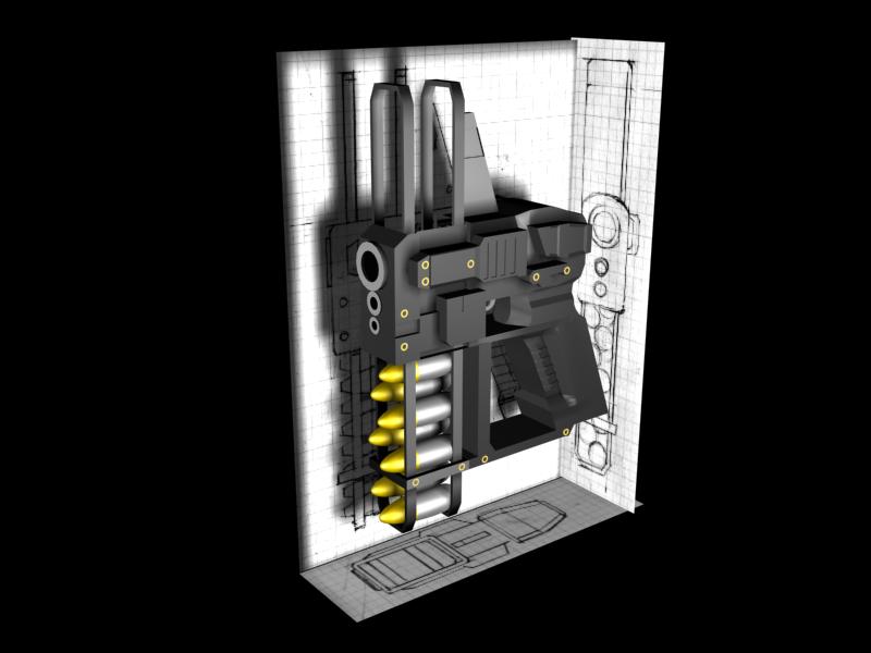 Mini Rocket Gun - 