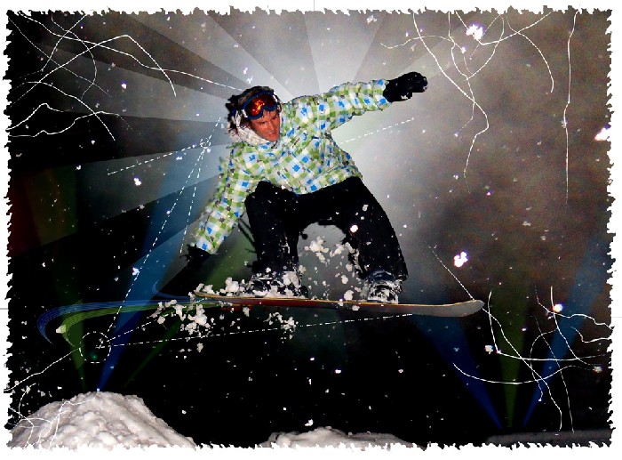 Snowboarding Grab - 