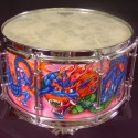 Dragon custom snare drum by Keith Tait