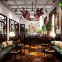 Residential Interior Living Room Design Rendering by Yantram Studio
