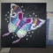 ...Butterfly made out of recycled material...