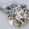3D House Floor Plan Design