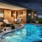 Residential Exterior Night View Design Rendering
