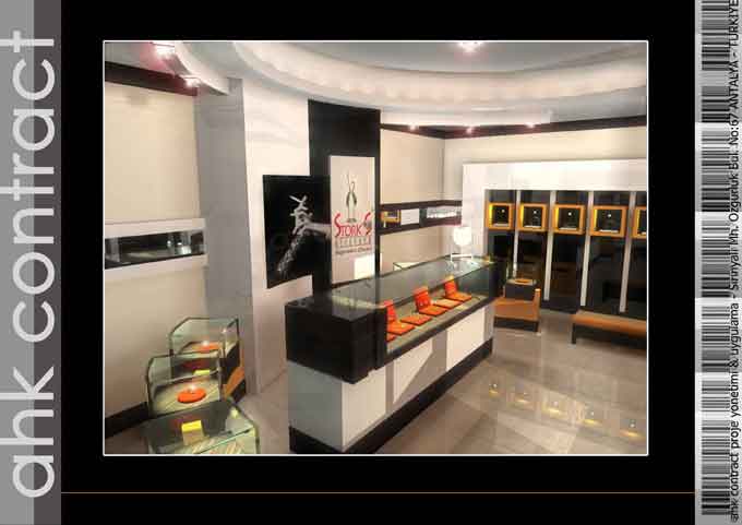 Jewellery Shop Design+3d - 