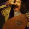 Happy lute player