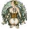 Art Nouveau sexy woman with corset - book illustra