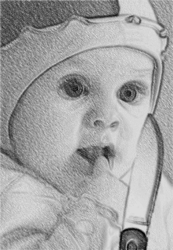 A Baby With A Knife - 