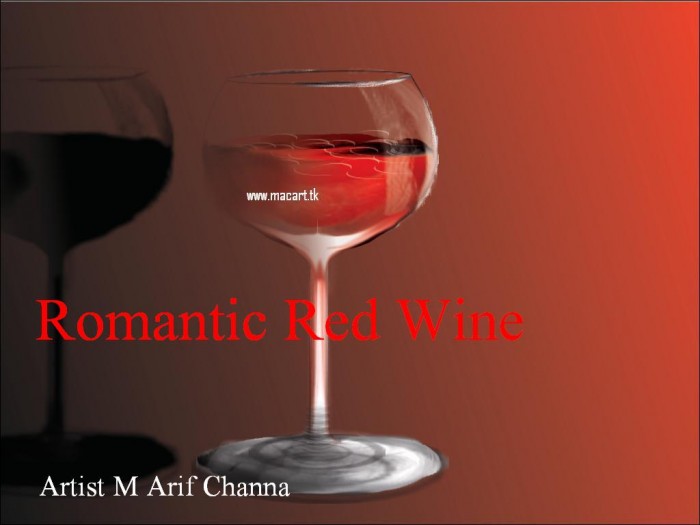 Romantic Red Wine - 