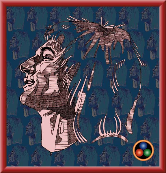 Rod Stewart 2 by Jim Wombacher