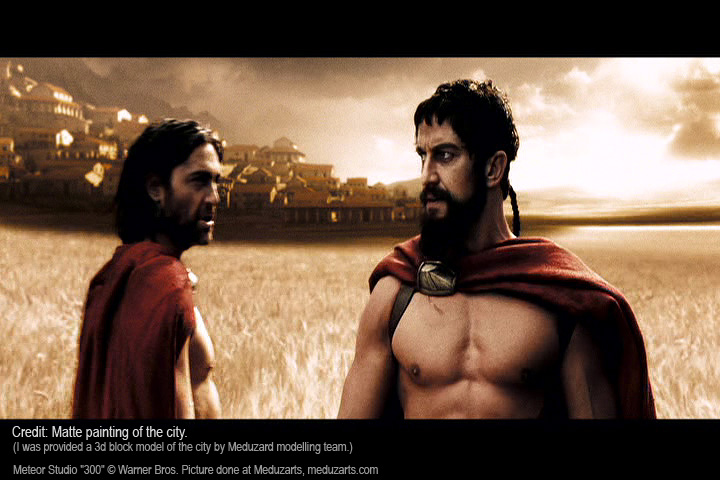 Matte Painting For The Feature Film 300 - 
