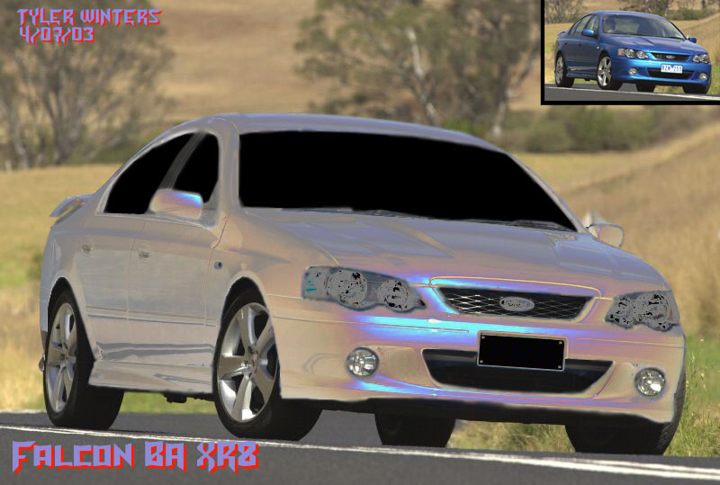 03 AU Ford BA Falcon - Pearlesent Paint, Etc - 
