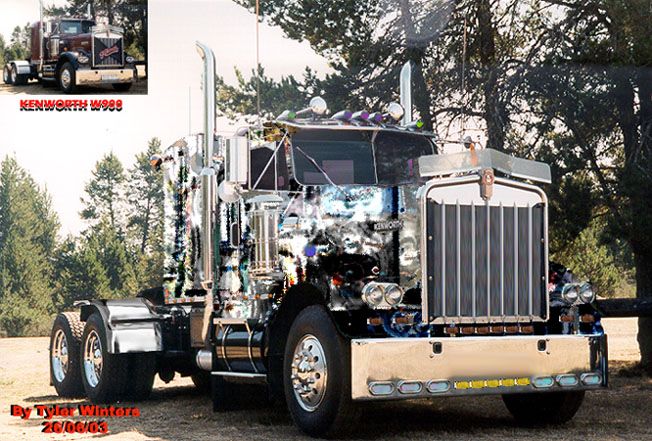 73 Kenworth W900 - Layered Effect Paint Job - 