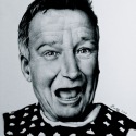 Tribute Portrait of Robin Williams by Ricky Corbett