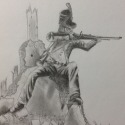 95th Rifleman at Waterloo by Samuel Wood
