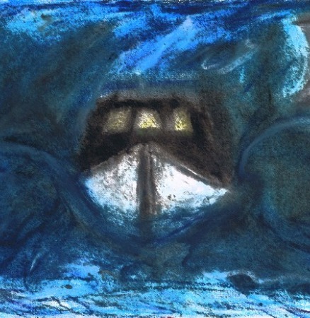 Boat on the ocean of life by William Simpson