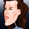 K Dunst Caricature