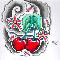 Japanese cherrys and blossom tattoo flash