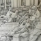 Section of Trevi Fountain