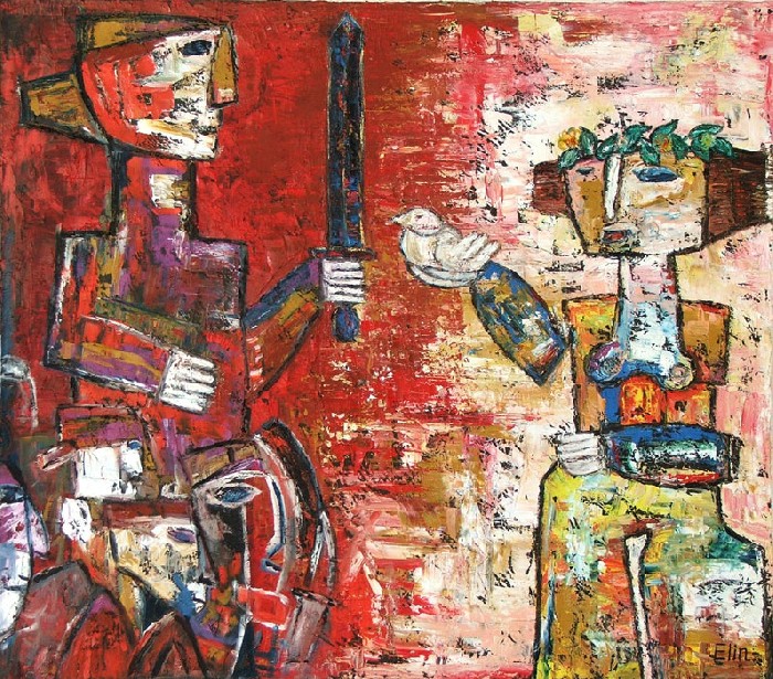 �Love And Hate!� Oil Painting Bogomolnik - 