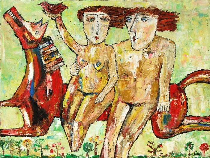 �Pure Love� Oil Painting Bogomolnik - 