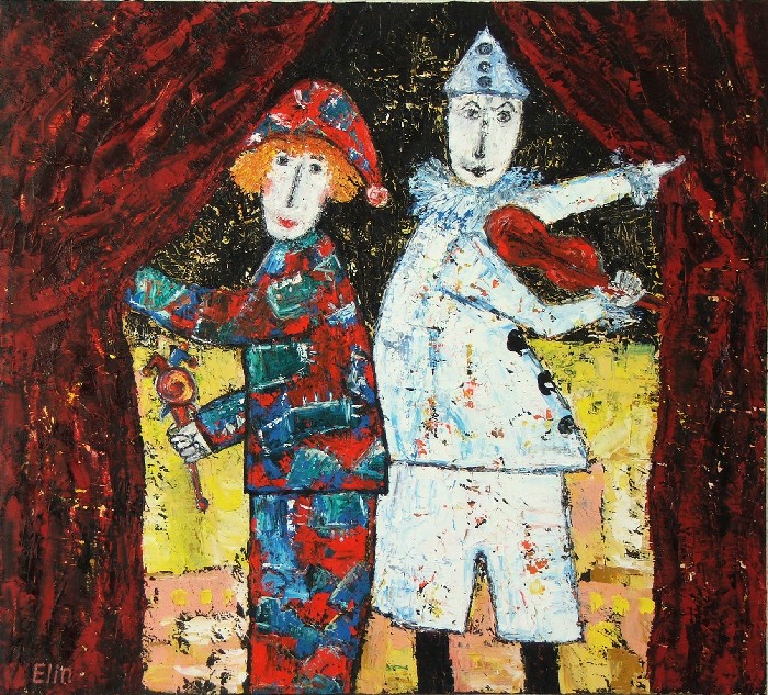 �Italian Carnival� Oil Painting Bogomolnik - 