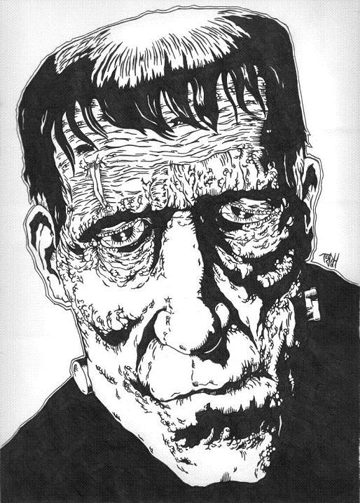 Boris Karloff As The Monster Of Frankenstein - 