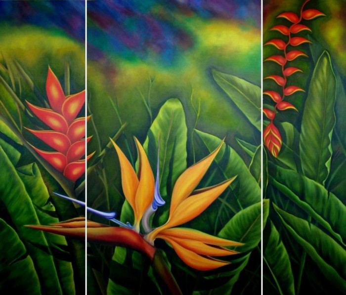 Triptico Listones De La Naturaleza - 