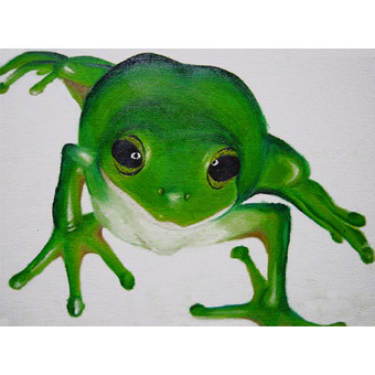 Frog. Oil On Canvas - 