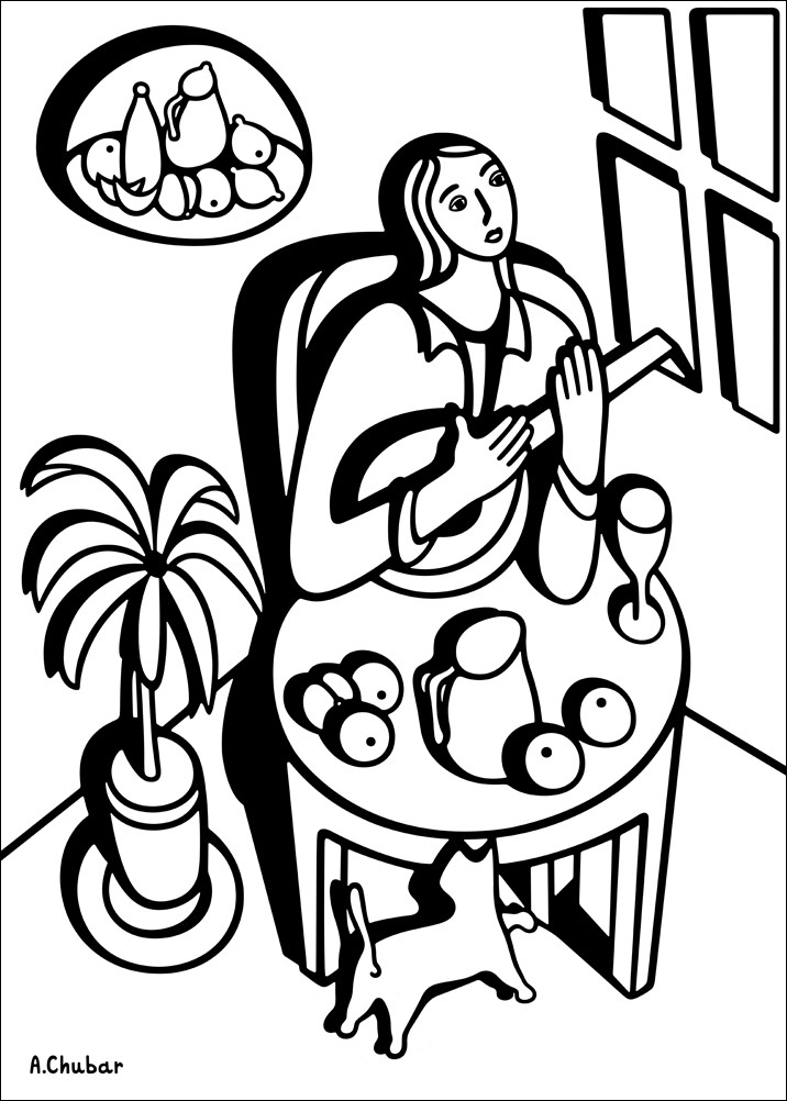 Girl With A Lute - 