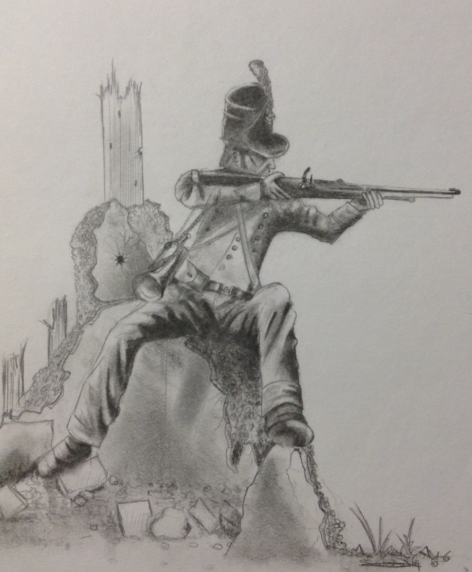 95th Rifleman At Waterloo - 