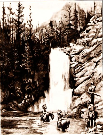 Native Waterfall - 