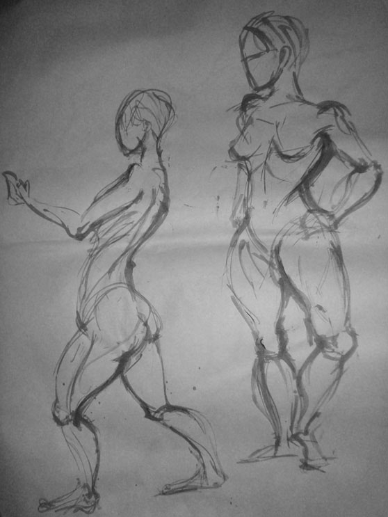 Life Drawing- 1 Minute - 