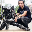 Predator Table metal sculpture - scrap metal sculp by Mari9art 