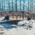  Winter Stanley Park British Columbia Canada by Frieda Linke