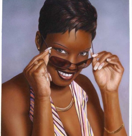 Oil Portrait by Jerrie Glasper