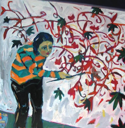 Ann is painting by Bartosz Fraczek