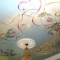 Clouds And Roses. Ceiling Art.