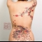Freehand Cherry Blossoms & Koi