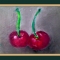Two Cherries Still life