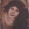 woman in the wind