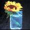 "Flower in a glass"