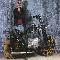 Motorcycle Sculpture in steel and found objects
