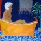 bath with parrot