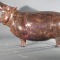 Copper Hippo Drinks Cabinet
