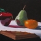 Glass Apple and Fruit
