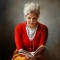 Woman reading a book