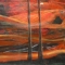 Landscape red-black