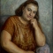 Old woman smiling