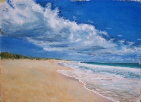 Big Cloud Over Beach - 